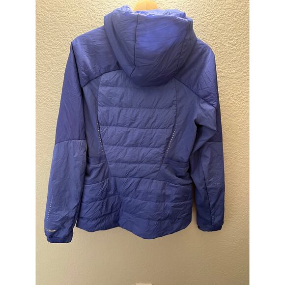 Lululemon Down For It All Jacket Pipe Dream Blue Women’s 12 Slim Fit PrimaLoft - Picture 10 of 13
